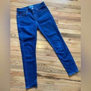Loft Skinny Dark Wash Denim Jeans Size 6/28
